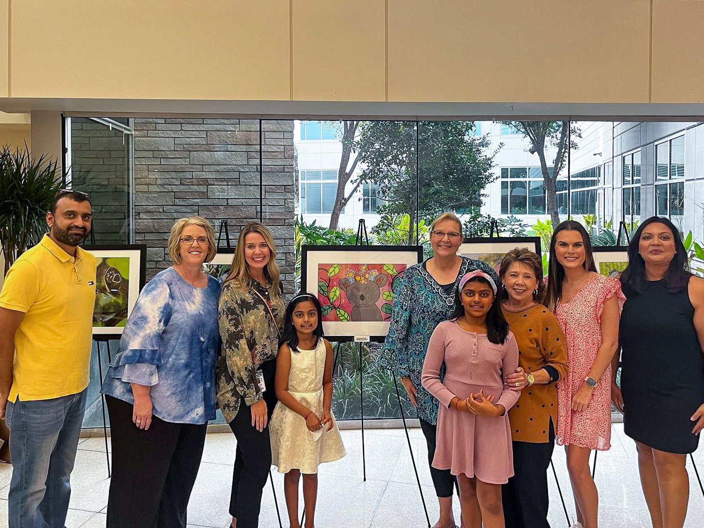 Katy ISD student patients, visitors, and staff at Memorial Hermann Katy Hospital, 23900 Katy Fwy., can now enjoy artwork by some Katy ISD student artists.
